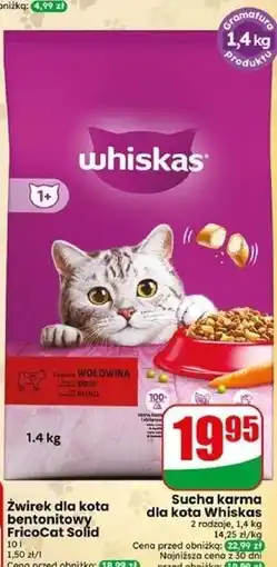 Dino Sucha karma dla kota Whiskas oferta