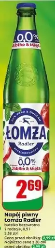 Dino Napój piwny Łomża Radler oferta