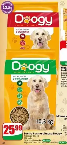 Dino Sucha karma dla psa Doogy oferta