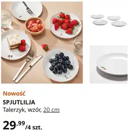 IKEA SPJUTLILJA Talerzyk, wzór, 20 cm oferta