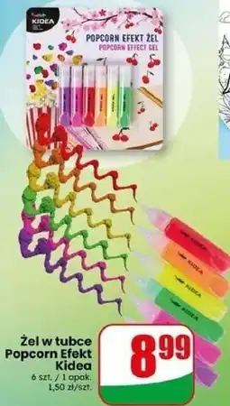 Dino Żel w tubce Popcorn Efekt Kidea 6 szt. / 1 opak oferta
