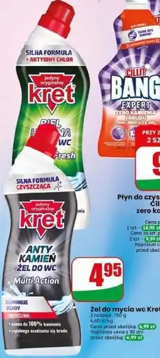 Dino Żel do mycia wc Kret 2 rodzaje oferta