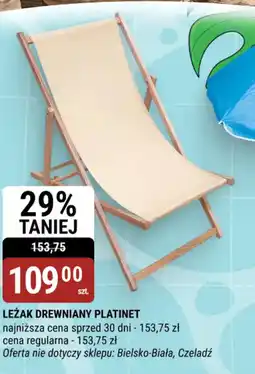 bi1 Leżak drewniany Platinet oferta