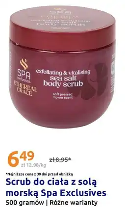 Action Scrub do ciała z solą morską Spa Exclusives oferta