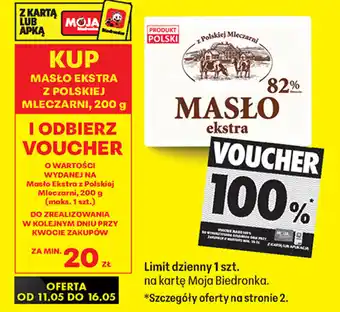 Biedronka Masło ekstra oferta