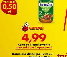 Biedronka Danie dla dzieci BoboVita oferta