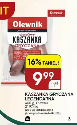 Chata Polska Kaszanka gryczana Olewnik oferta