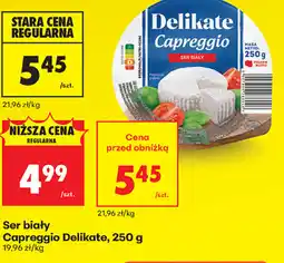 Biedronka Ser biały Capreggio oferta
