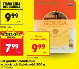Biedronka Ser gouda holenderska w plastrach oferta