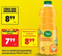 Biedronka Sok ze świeżej hiszpańskiej pomarańczy oferta