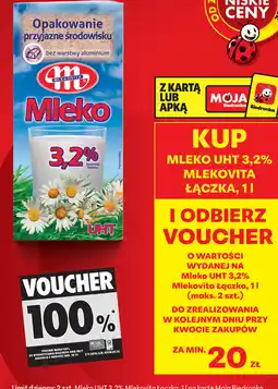 Biedronka Mleko UHT 3,2% Mlekovita Łączka oferta