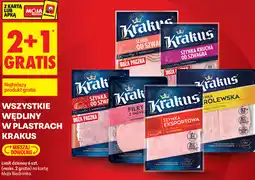 Biedronka Wędliny w plastrach Krakus oferta