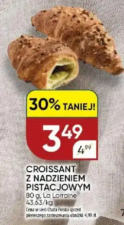 Chata Polska La Lorraine Croissant pistacjowy oferta