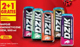 Biedronka Napoje energetyczne Dzik oferta