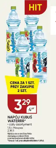Chata Polska Napój Kubuś Waterrr oferta