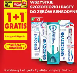 Biedronka Szczoteczki i pasty do zębów Sensodyne oferta