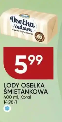 Chata Polska Koral Lody Osełka śmietankowa oferta