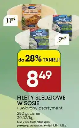 Chata Polska Lisner Filety śledziowe w sosie oferta