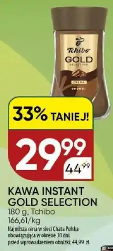 Chata Polska Tchibo Gold Selection kawa instant oferta