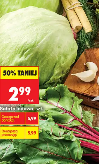 Biedronka Sałata lodowa oferta