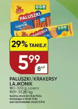 Chata Polska Paluszki/Krakersy Lajkonik oferta