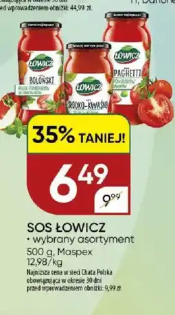 Chata Polska Sos Łowicz oferta