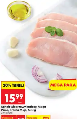 Biedronka Schab wieprzowy kotlety oferta
