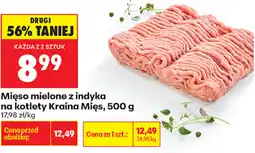 Biedronka Mięso mielone z indyka na kotlety oferta