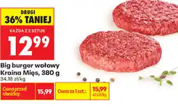 Biedronka Big burger wołowy oferta