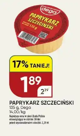 Chata Polska Dega Paprykarz Szczeciński oferta