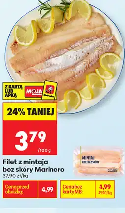 Biedronka Filet z mintaja bez skóry oferta