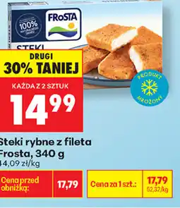 Biedronka Steki rybne z fileta oferta