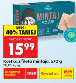 Biedronka Kostka z fileta mintaja oferta
