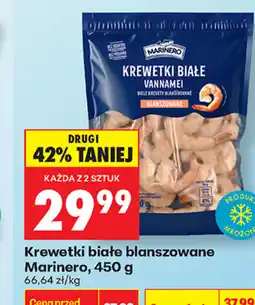 Biedronka Krewetki białe blanszowane oferta