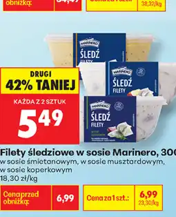 Biedronka Filety śledziowe w sosie oferta