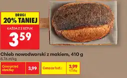 Biedronka Chleb nowodworski z makiem oferta