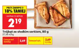Biedronka Trójkąt ze słodkim serkiem oferta