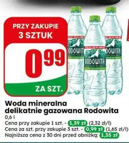 Dino Woda mineralna delikatnie gazowana Rodowita oferta