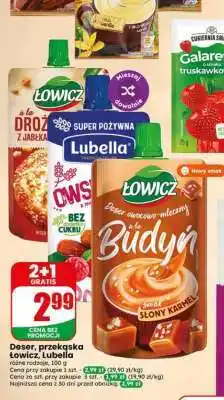 Dino Deser, przekąska Łowicz, Lubella oferta
