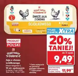 Kaufland Jaja z chowu ściółkowego oferta