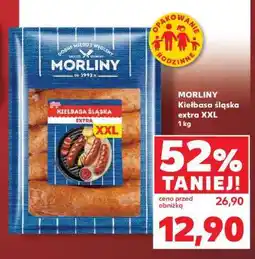 Kaufland MORLINY Kiełbasa śląska extra XXL 1kg oferta