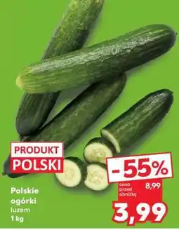 Kaufland Polskie ogórki, luzem 1 kg oferta