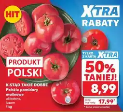 Kaufland Polskie pomidory malinowe układane, luzem 1 kg oferta