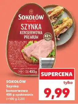 Kaufland SOKOŁÓW Szynka konserwowa 455 g opakowanie oferta