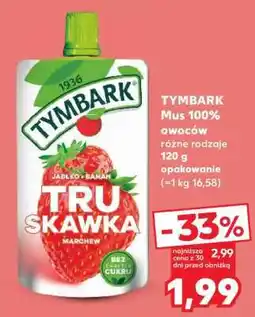 Kaufland TYMBARK Mus 100% owoców oferta