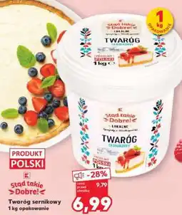 Kaufland Twaróg sernikowy 1 kg opakowanie oferta