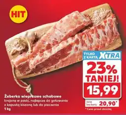 Kaufland Żeberka wieprzowe schabowe oferta