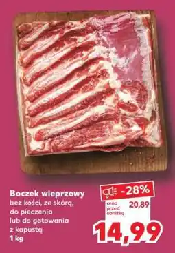 Kaufland Boczek wieprzowy oferta