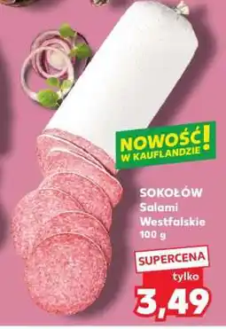 Kaufland SOKOŁÓW Salami Westfalskie 100 g oferta