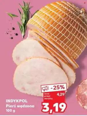 Kaufland INDYKPOL Pierś wędzona 100 g oferta